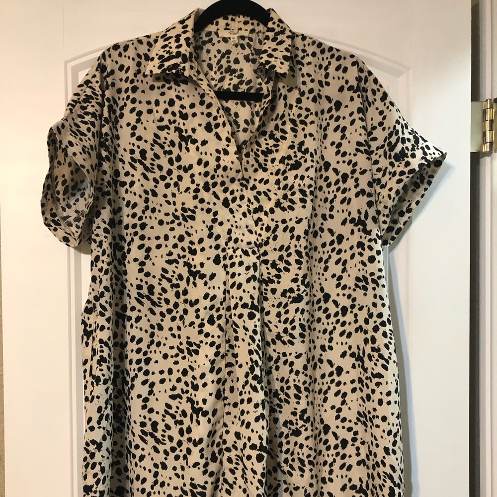 Darling leopard tunic/dress
